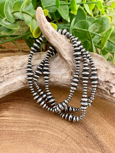 Aster Varied Navajo Saucer Stretch Bracelet