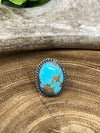 Appalachian Sterling Oval Turquoise Ring
