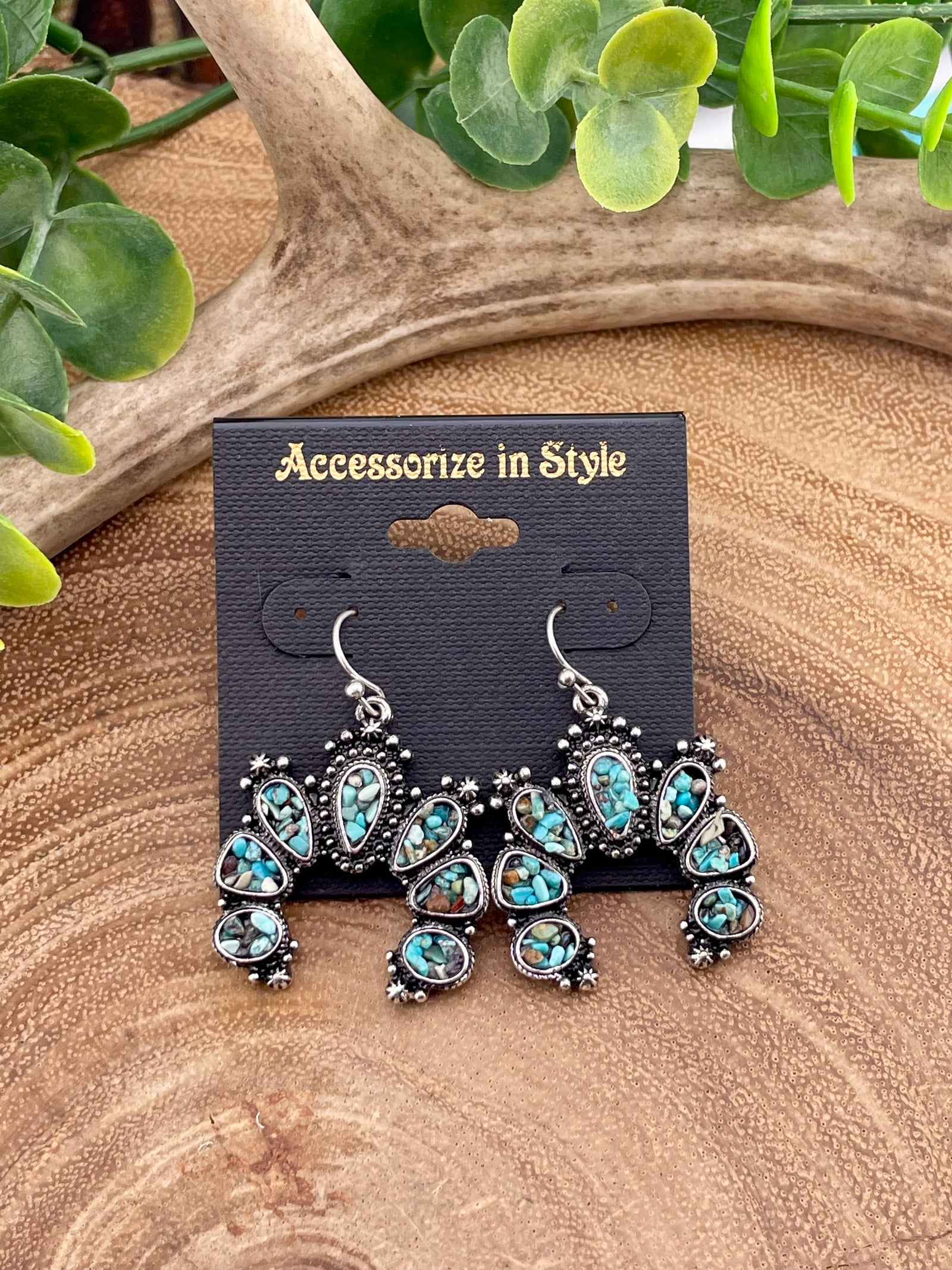 Klein Chipstone Fashion Earrings - Turquoise