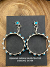 Zuni Dot Open Frame Earrings