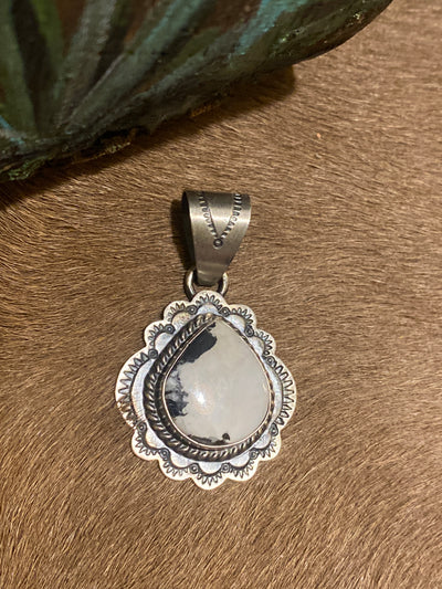 Eastchase Sterling White Buffalo Pendant