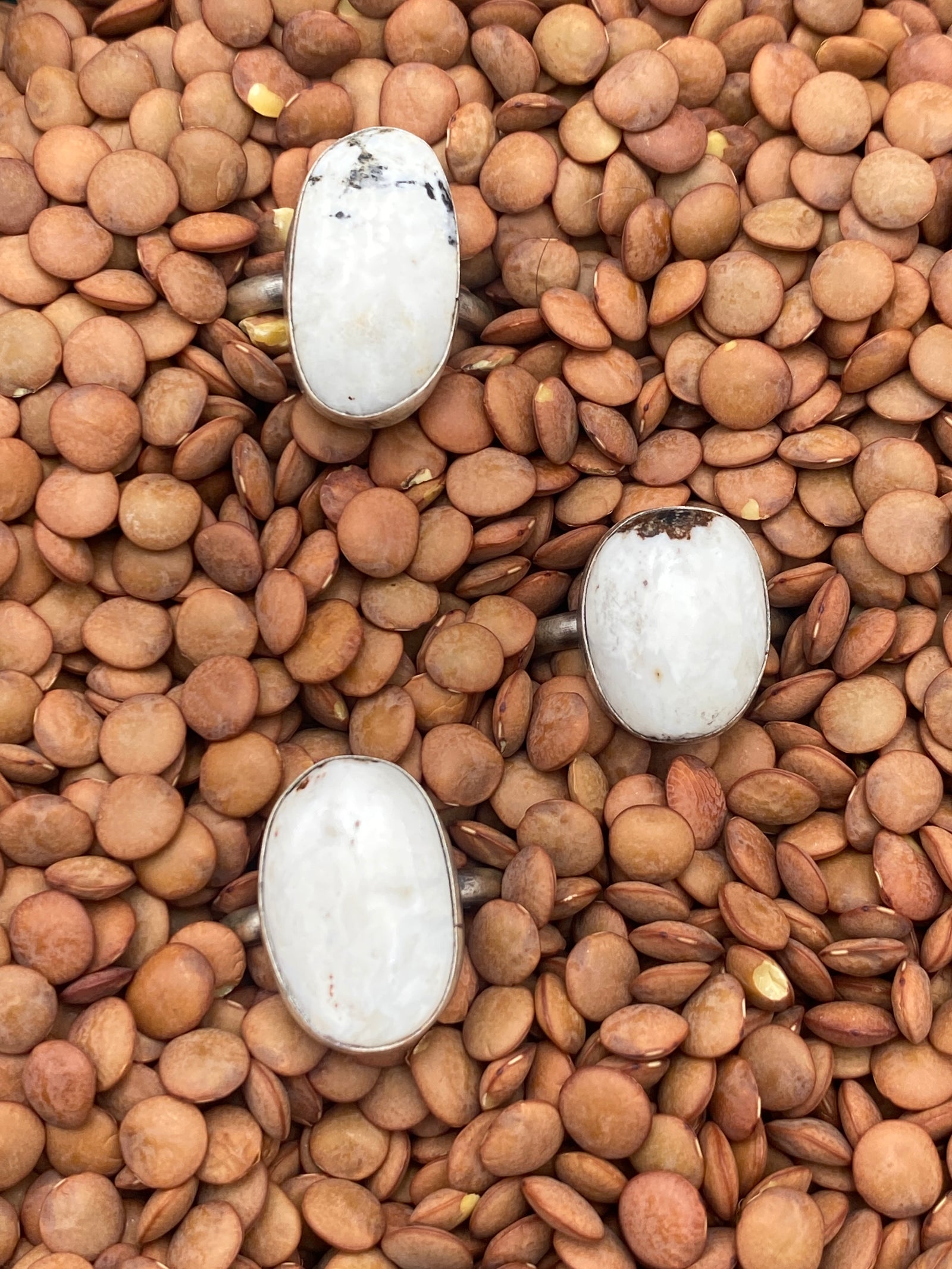 Salem Simple Sterling White Buffalo Ring