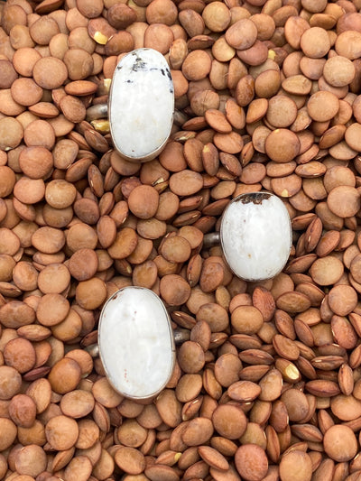 Salem Simple Sterling White Buffalo Ring