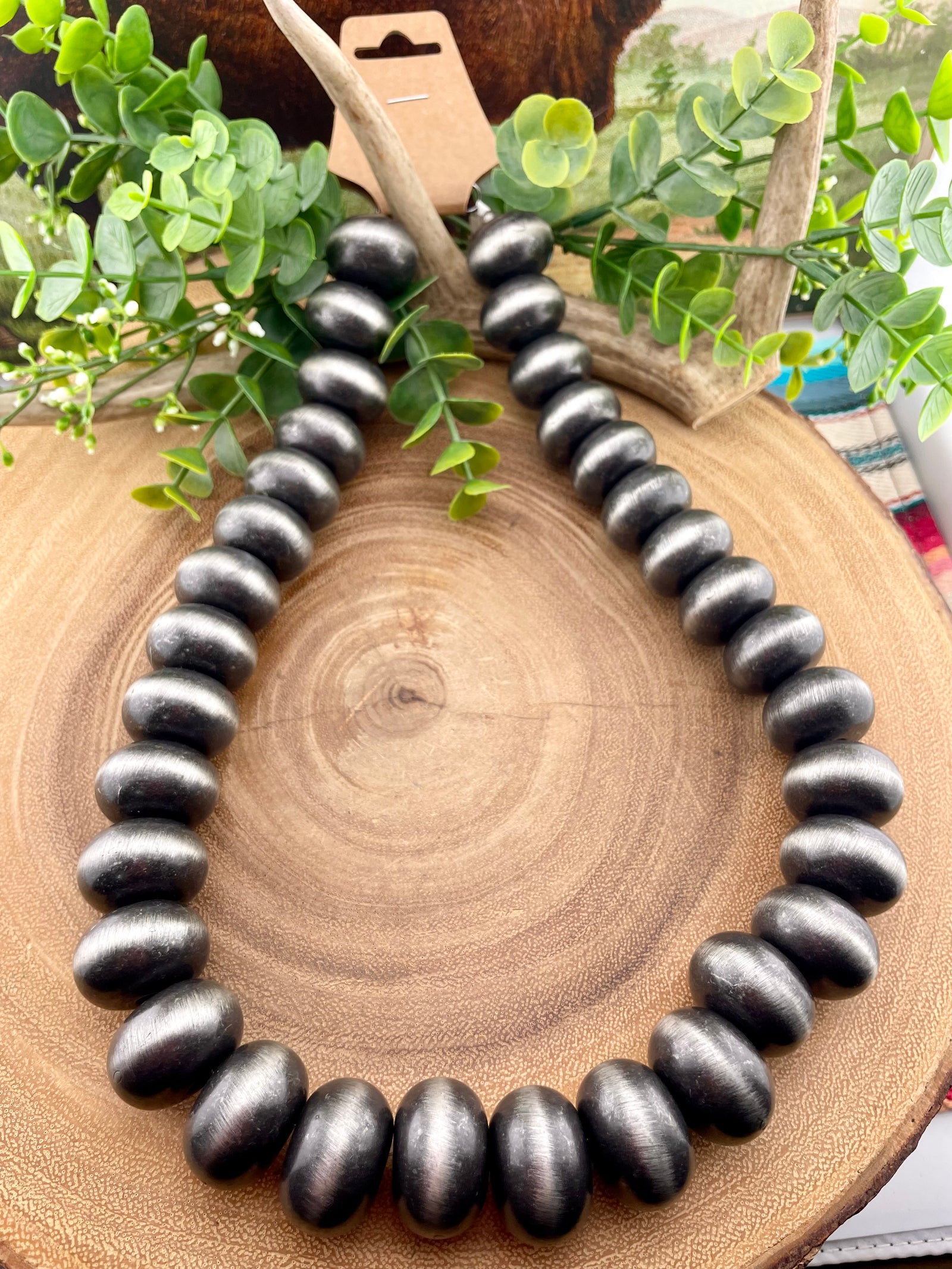 Calypso 24mm Rondelle Bead Fashion Necklace - 24"