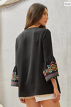 Sally Aztec Embroidered Top