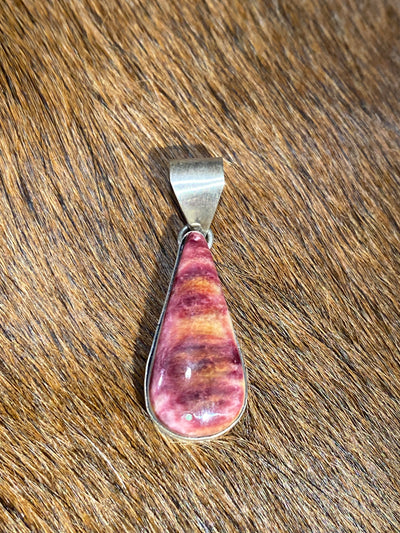 Franklin Smooth Sterling Framed Spiny Pendant