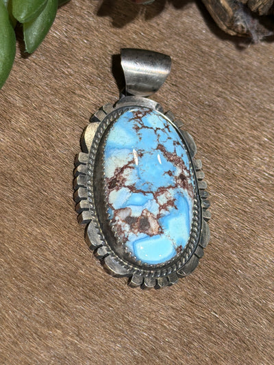 Lupin Assorted Sterling Golden Hills Turquoise Pendants