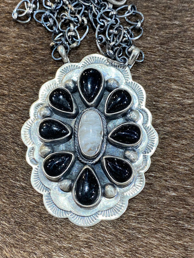 Black, Mother of Pearl & White Buffalo