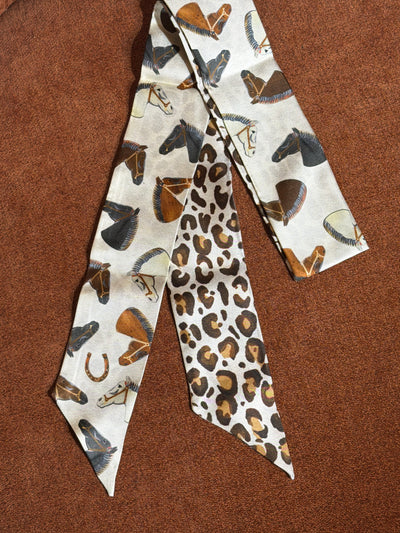 XOXO Silk Ribbon Twilly