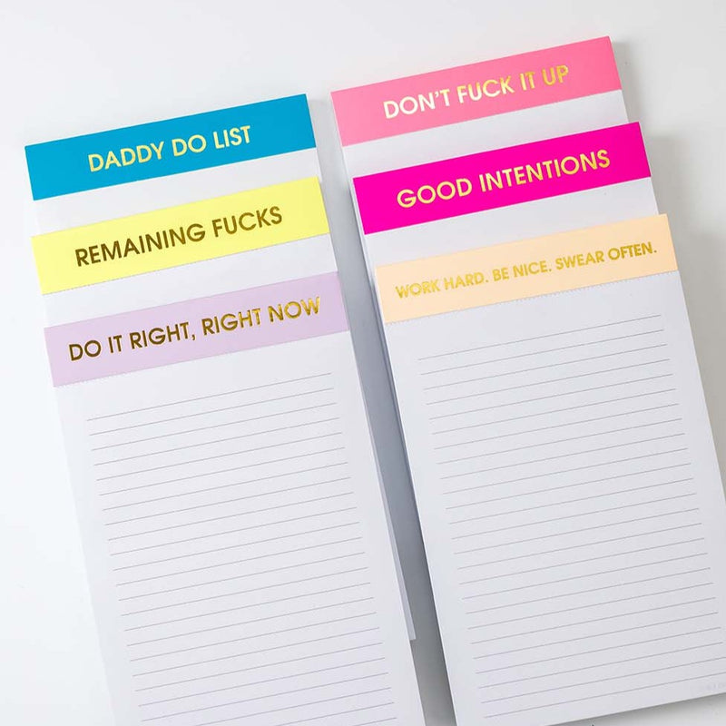 Good Intentions Notepad