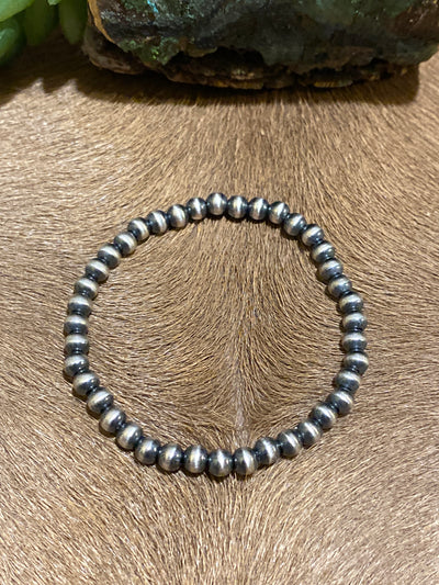 4mm Navajo Pearl Stretch Bracelet - Baby Size