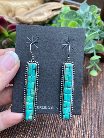 Copy of Zoe Turquoise Mosaic Inlay Earrings
