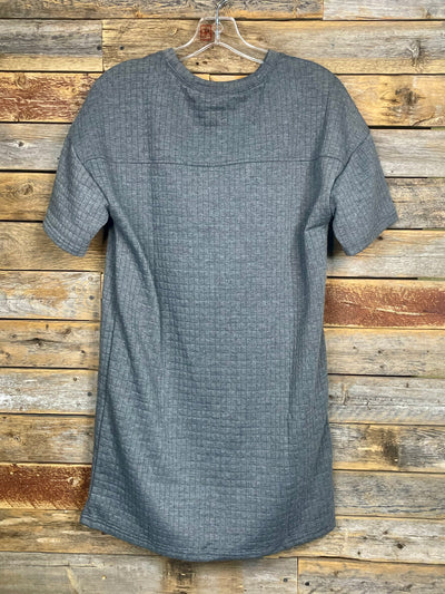 Wynonna Textured Front Pocket Dress