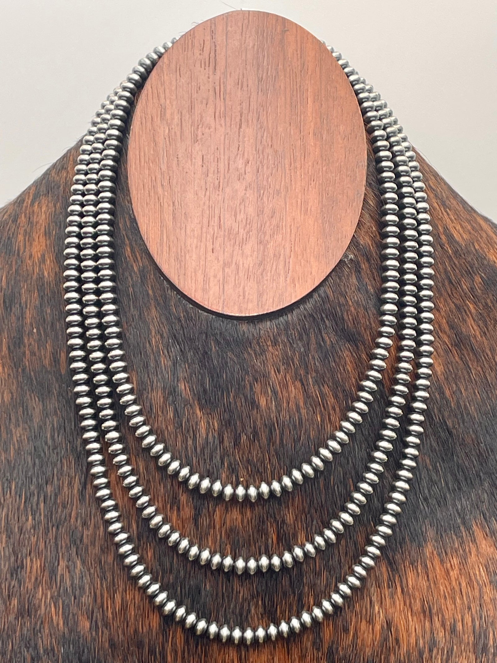 6mm Rondelle Bead Necklace