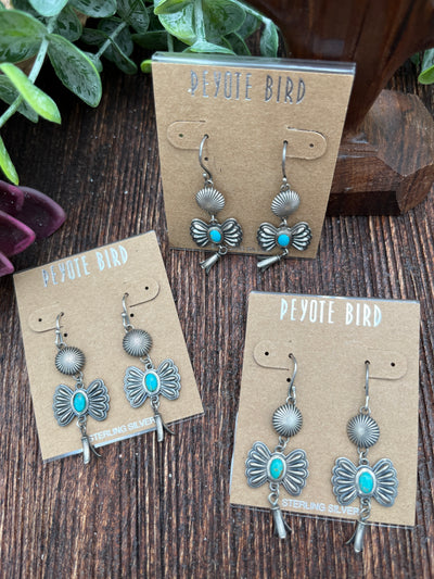 Amber Assorted Sterling Fish Hook Earrings