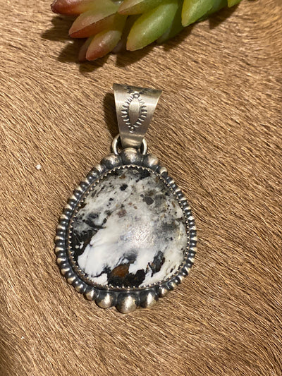 Eastchase Sterling White Buffalo Pendant