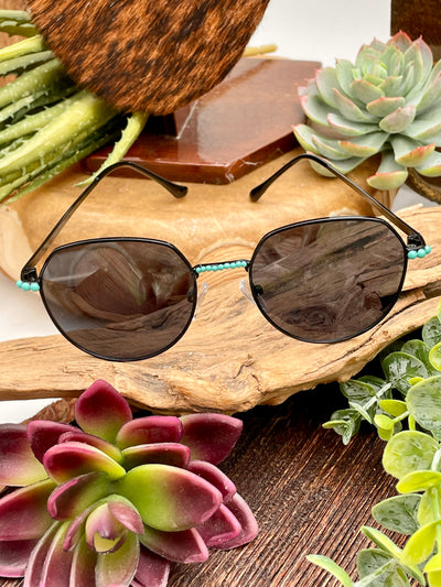 Turquoise Accent Sunglasses