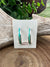 Celina Sterling Half Hoop Green Fire Opal Earrings