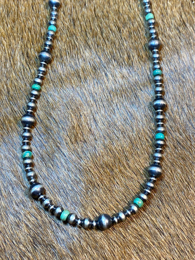 Mountain Home Varied Navajo Pearl & Bead Necklace - 16"