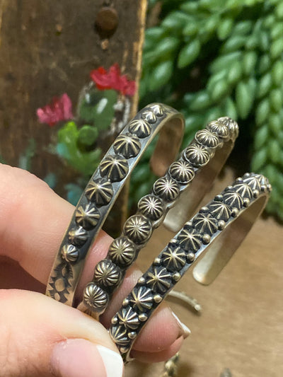 Hansen Assorted Sterling Burst Cuff Bracelets