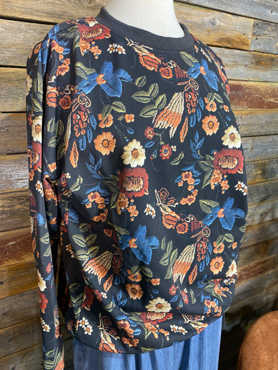 Floral Print Pullover Top