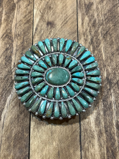Saline Large Zuni Cluster Hair Barrette