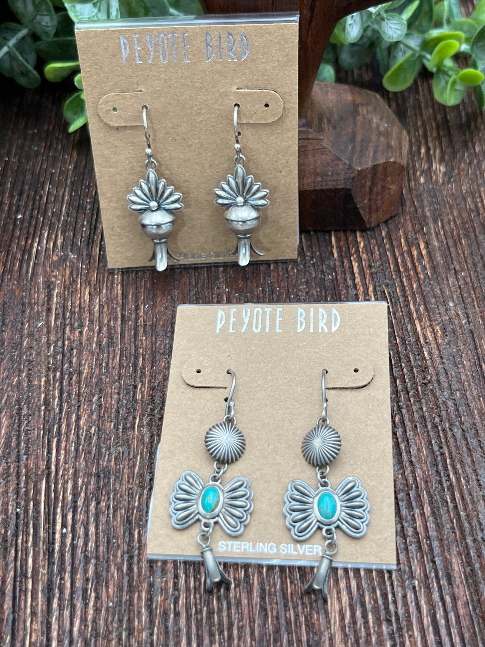 Amber Assorted Sterling Fish Hook Earrings