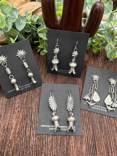 Bretton Burst Assorted Sterling Peyote Bird Earrings