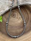 4-8mm Navajo Pearl Necklace with Varied Beads