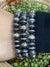 10mm Stretch Navajo Sterling Bracelet with Saucer Beads - Oxanna