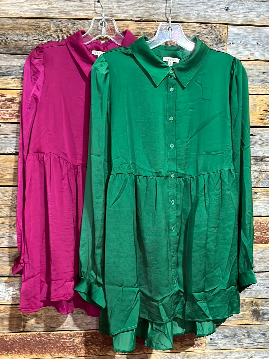 Holly Button Tunic Dress
