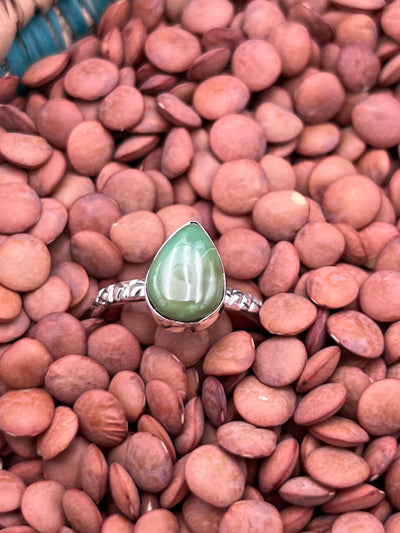 Brittany Assorted Single Stone Stamped Sterling Band Rings - Size 6
