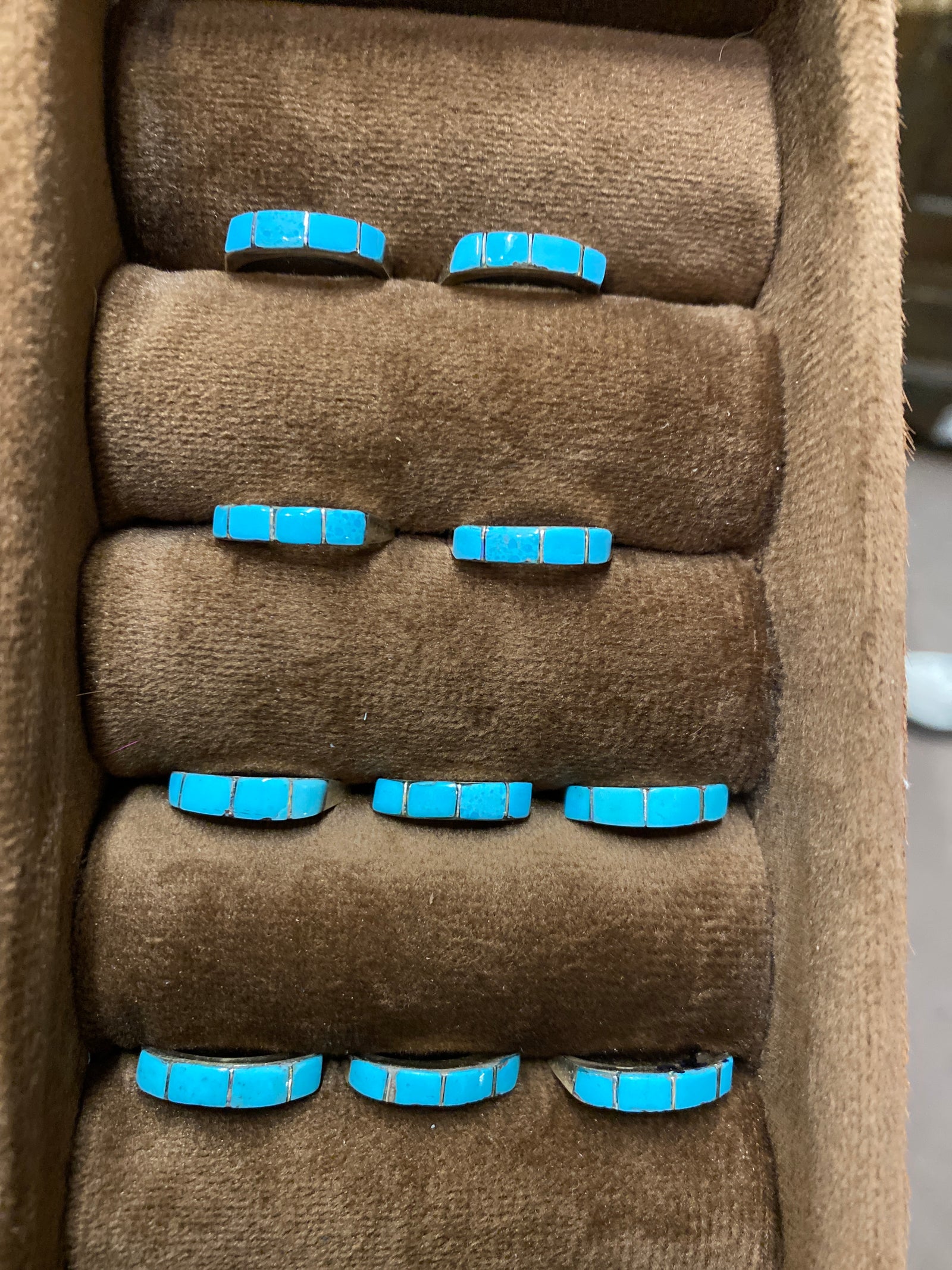 Alliance 4 Stone Inlaid Turquoise Ring