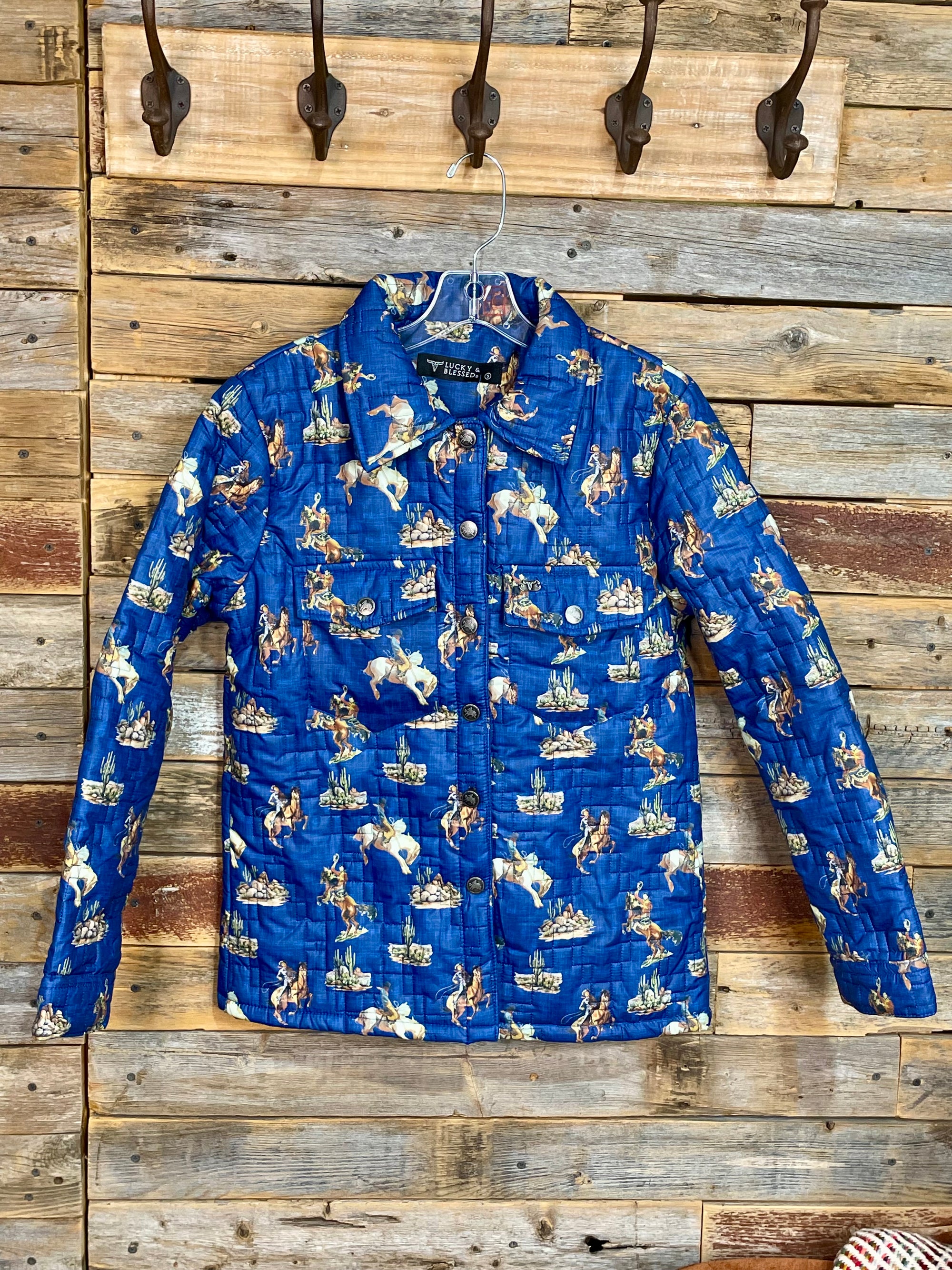 Bristol Cowboy Blue Quilted Jacket