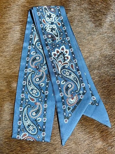 Assorted 39"x2.5" Twilly Scarves