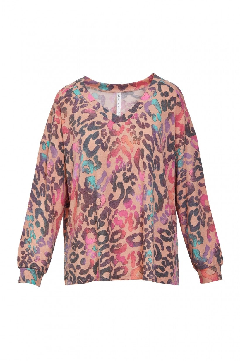 Monica Leopard Blouse