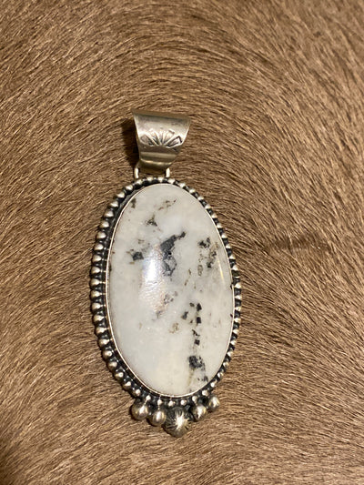 Eastchase Sterling White Buffalo Pendant