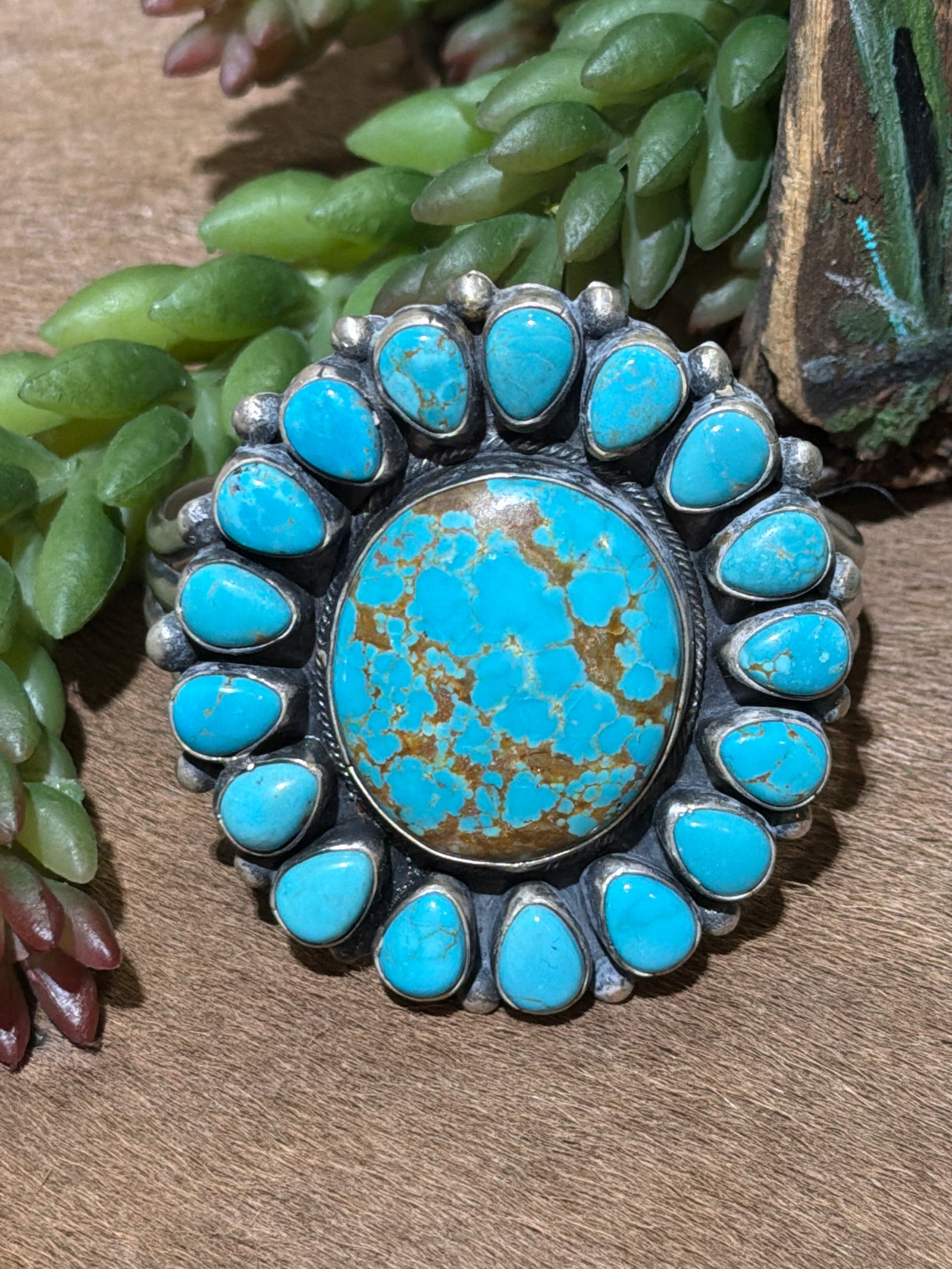 Marcie Assorted #8 Turquoise Sterling Cuffs