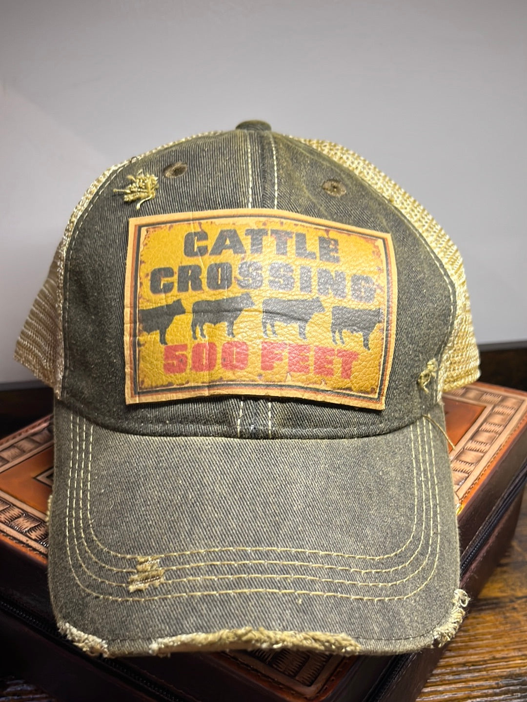 Vintage Cattle Crossing Cap