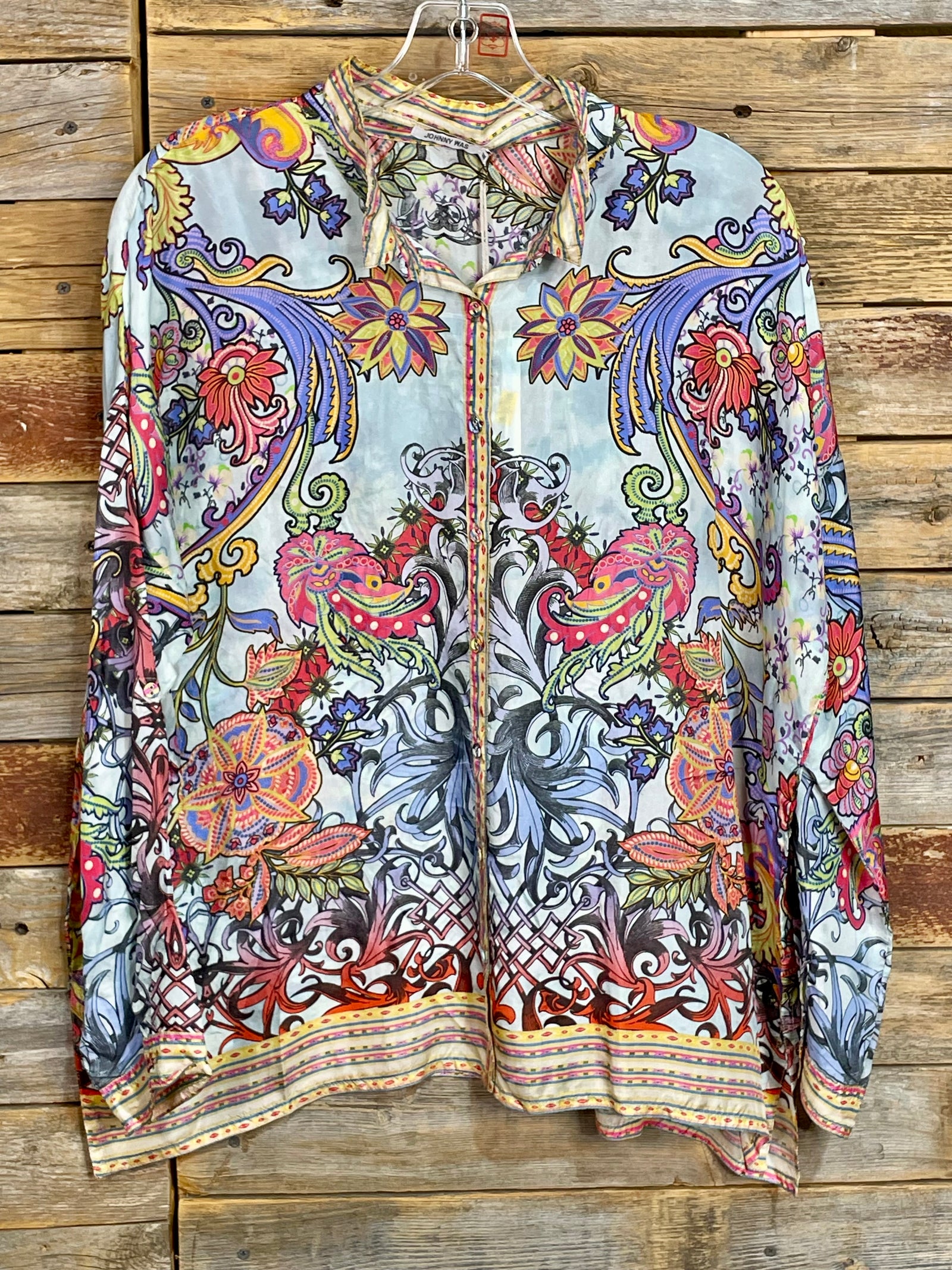 Johnny Was Audrey Oversized Blouse - Akai