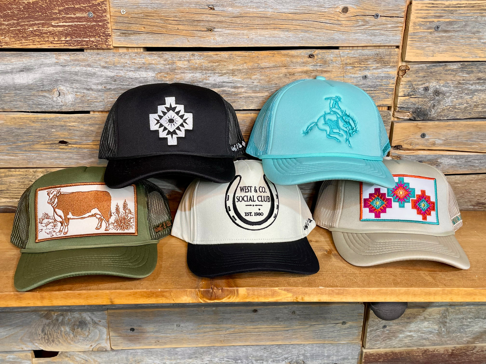 West & Co Trucker Caps