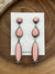 Ava Sterling Pink Conch Oval Drop Earrings