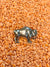 Fashion Silver Buffalo Pin