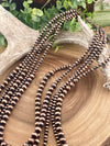 Flippen Fashion Varied 5 Strand Copper Waterfall Necklace 26"-38"