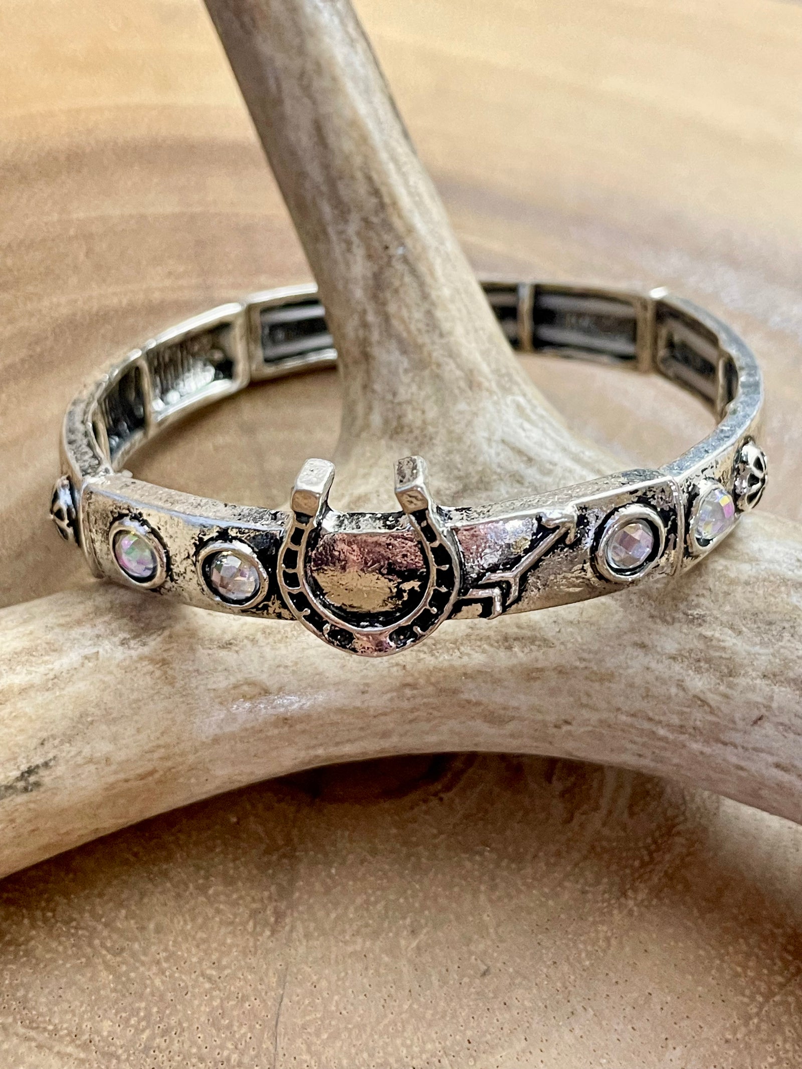 Kemp Center Horseshoe Stretch Bracelet