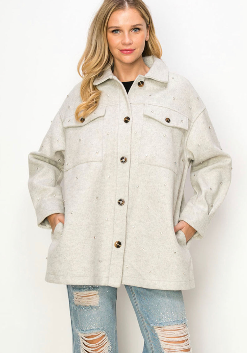 Ali Rhinestone Jacket