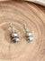 Sterling Double Saucer Fish Hook Earrings 1.4"