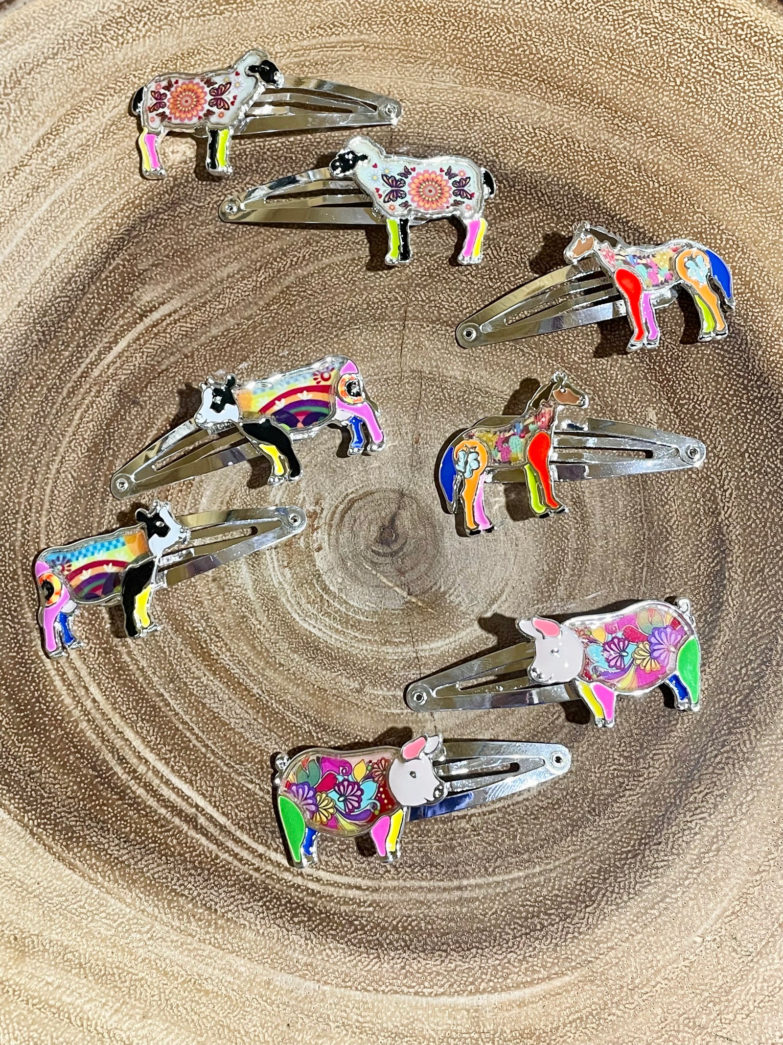 McKinley Mosaic Animal Hair Pin Set