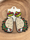 Beaded Taco Earrings