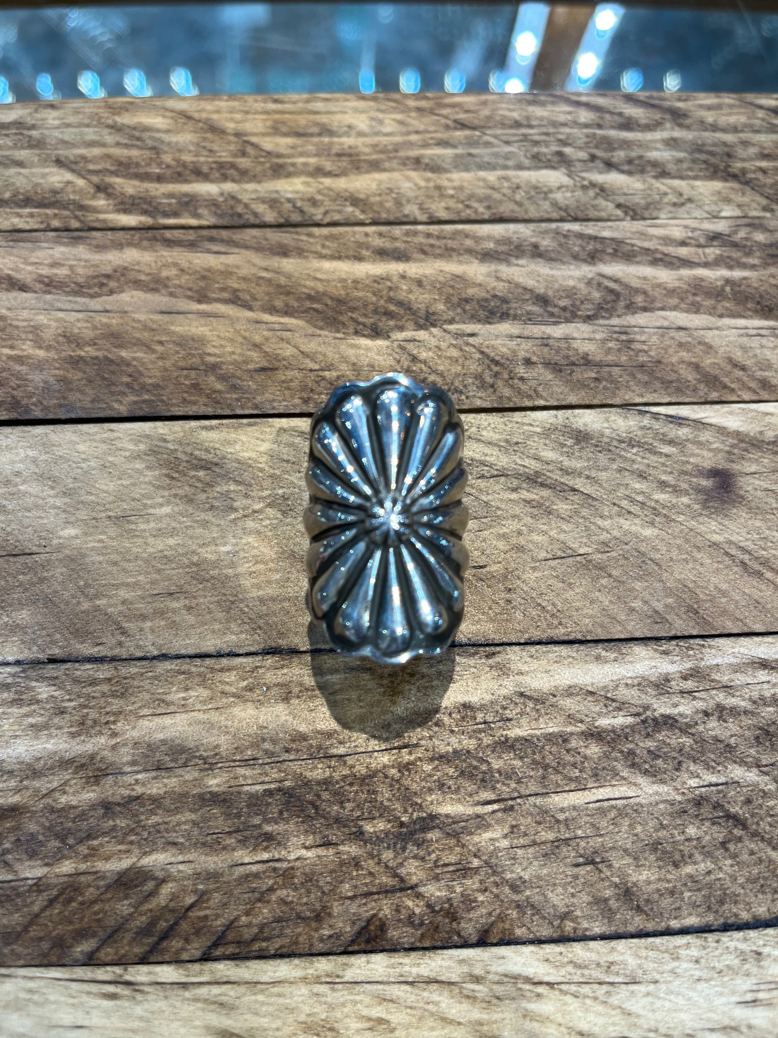 Sofia  Concho Scalloped Ring